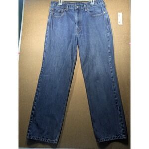 Levis 550 Relaxed Fit Blue Denim Jeans Mens 36x32 Medium Wash 00550-0216